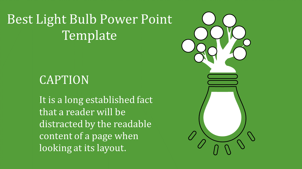 Free - Best Light Bulb PowerPoint Template Presentation